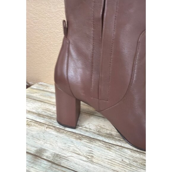 Cole Haan Chrystie Grand 360 Brown Leather Knee High Boots Women's Sz 7.5 NWOB - Picture 4 of 16